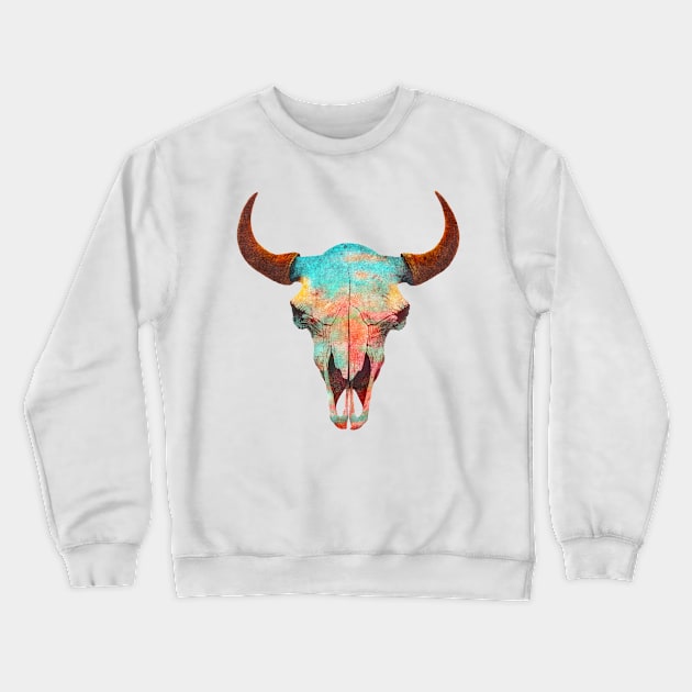 Turquoise Sky Crewneck Sweatshirt by Terry Fan